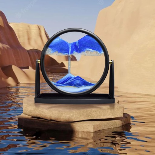 ДИНАМИЧЕСКИЙ ПЕСОК 3D-ИЗОБРАЖЕНИЕ УКРАШЕНИЕ ГОСТИНОЙ ДВИЖЕНИЕ ПЕСКА ДЛЯ ВРАЩЕНИЯ