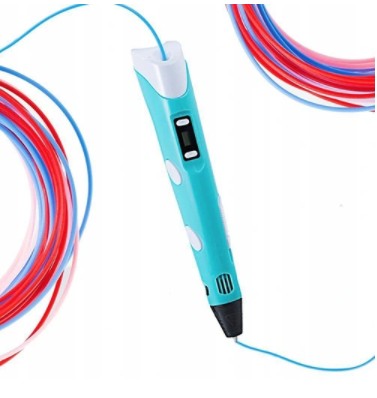 ПРИНТЕР 3D PEN 2 + КАРТРИДЖИ + НАБОР ВЫРАБОТОК КНИГ