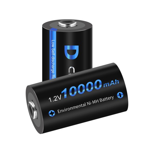 Аккумулятор NIMH 4CS 1,2 В 10 000 мАч D, размер LR20, с зарядным устройством