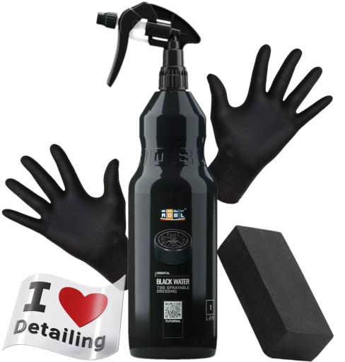 ADBL Black Water 500ml - dressing, nabłyszczacz do opon w sprayu