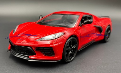 Chevrolet Corvette C8 2020 красный 1:24 Motormax 79360