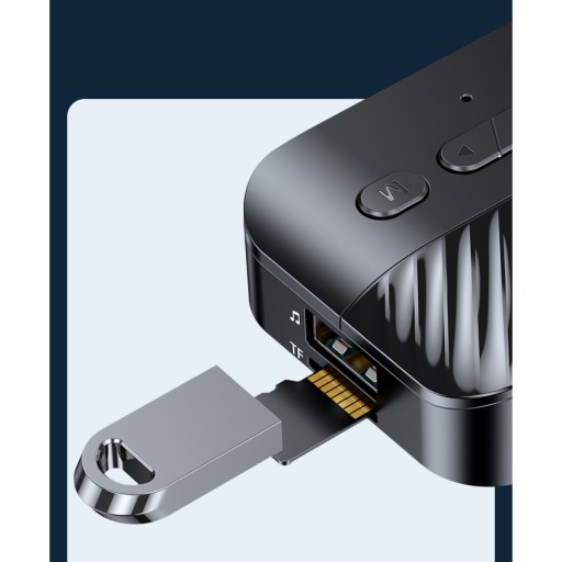 АДАПТЕР BLUETOOTH 5.3 АДАПТЕР ПРИЕМНИКА LCD АУДИО AUX RCA USB TF