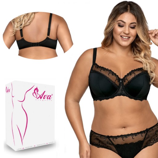 AVA biustonosz AV-1030 SEMI-SOFT czarny 80B