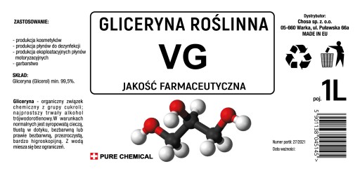 РАСТИТЕЛЬНЫЙ ГЛИЦЕРИН И ПРОПИЛЕНГЛИКОЛЬ ГЛИКОЛЬ И ГЛИЦЕРИН 2л