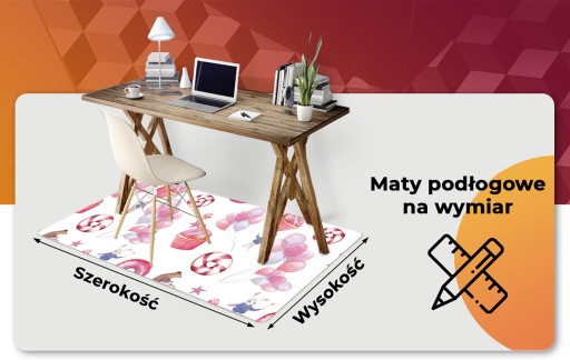 Do pokoju dywanik winylowy wzory Słodycze i balony