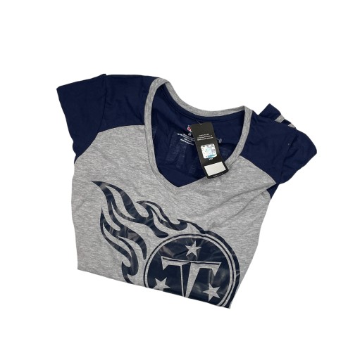 Женская серая футболка Tennessee Titans NFL M
