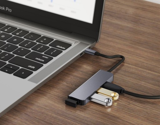 Адаптер Thunderbolt 3 USB-C 3.1 4x USB для MacBook