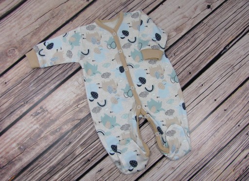 Комбинезон для младенцев COTTON 56 ELEPHANT /78a/