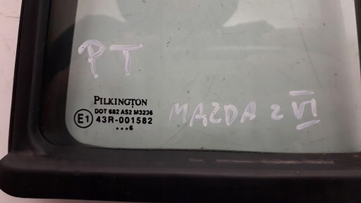 MAZDA 2 II 02-07 ОКНО ДВЕРИ СПРАВА СПРАВА