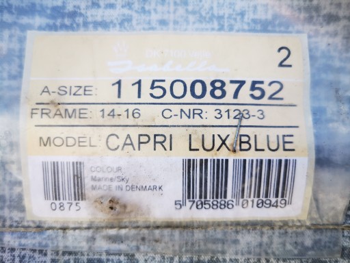 ОБОРУДОВАНИЕ ДЛЯ ПРИЦЕПА ISABELLA CAPRI LUX 875