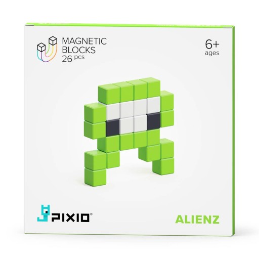 KLOCKI MAGNETYCZNE PIXIO MINI MONSTER ALIENZ 26 EL