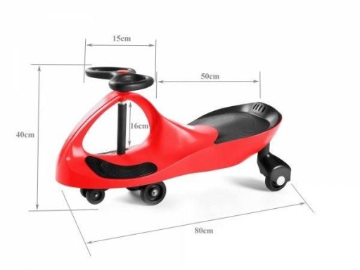 Twistcar Gravity Ride на транспорте для мальчика со светящимися светодиодными колесами