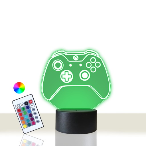 3D светодиодный настольный ночник Playstation Pad Game Xbox в подарок + пульт дистанционного управления
