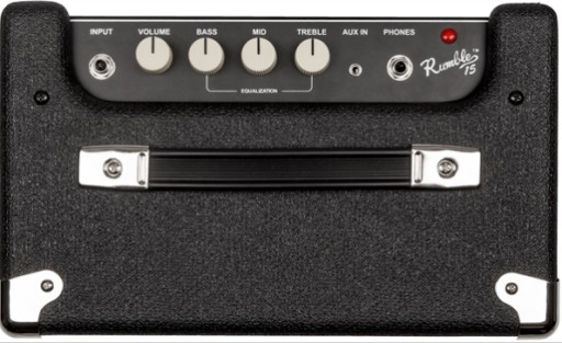 FENDER RUMBLE 15 V3 БАСОВЫЙ УСИЛИТЕЛЬ КОМБИНИРОВАННЫЙ 15 Вт ДЛЯ БАС-ГИТАРЫ
