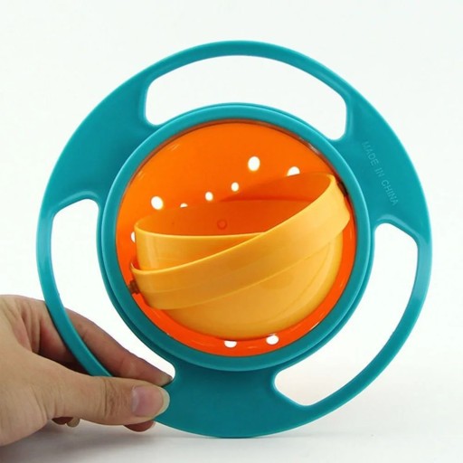 СЕРЕБРЯНАЯ ЧАШКА BABY BOWL для малышей в форме НЛО