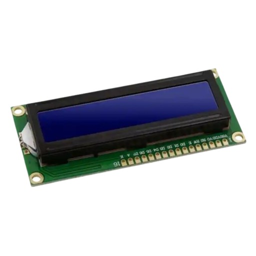 WYŚWIETLACZ MONITOR LCD 2x16 HD44780 1602 NIEBIESKI ZGODNY Z ARDUINO 5V DC