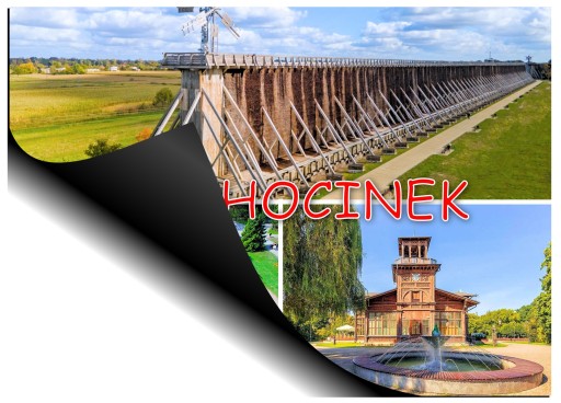 Magnes na lodówkę pamiątka z Ciechocinka magnesy Ciechocinek regionalne C1