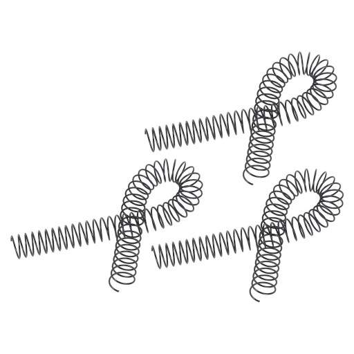100 sztuk spiralne grzbiety 48 pętli 4:1 podz