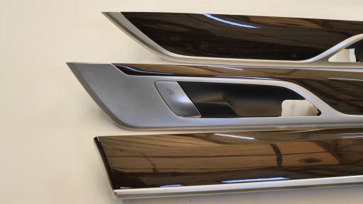 BMW 7 G11 G12 LISTWY DRZWI DREWNO PRZÓD TYŁ