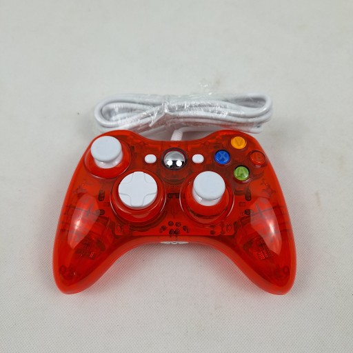 ЗАМЕНА ПРОВОДНОГО ГЕЙМПАДА RED DUAL SHOCK НОВЫЙ XBOX 360 PC USB