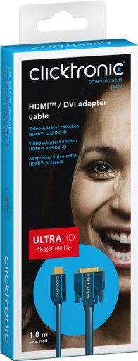 HDMI-DVI -D M/M 3D Ultra HD 4K золотой кабель HQ 7,5 м