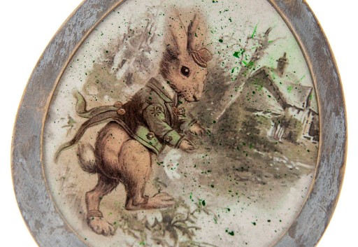 Jajko drewniane z ramką ozdoba ze sklejki Loveart Dekor do ozdoby Decoupage