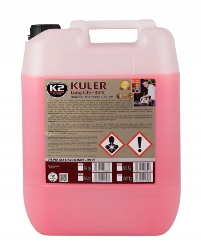 KULER РАДИАТОРНАЯ ЖИДКОСТЬ 20Л -35С КРАСНАЯ