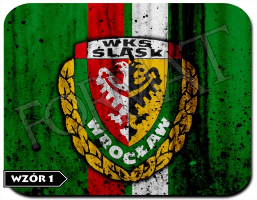Коврик для мыши WKS ŚLĄSK WROCŁAW + надпись! ! !