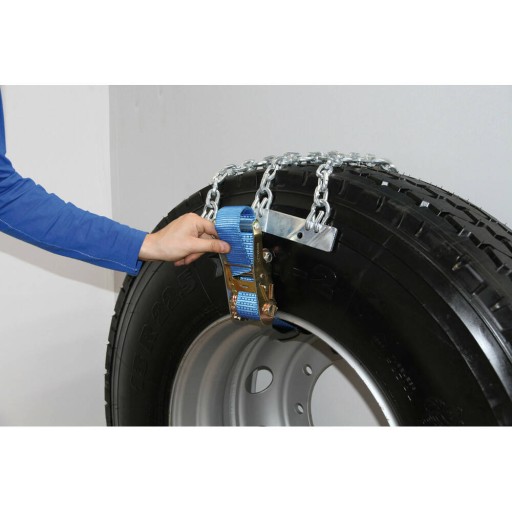 6 цепей противоскольжения TIR 295/80r22,5 305/70r22,5 + защита обода