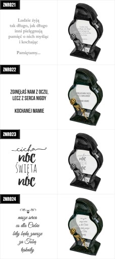 ZNICZ lampion z napisem z grawerem na 1 listopada