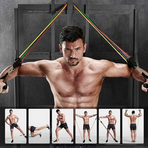 STRONG RESISTANCE BANDS для упражнений, 5 шт. - Эспандер PRO
