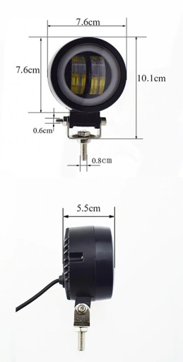 Мотоциклетные галогенные лампы RING LED фары
