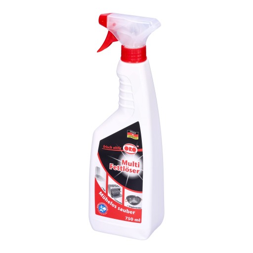 Płyn odtłuszczający SKUTECZNY środek do usuwania tłustych plam ORO 750ml x3
