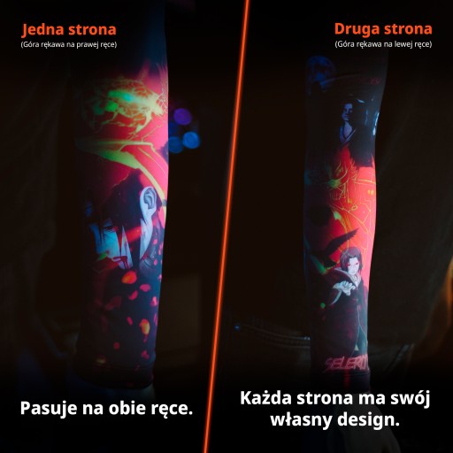 Компрессионные игровые перчатки Itachi Akatsuki Naruto Gaming Sleeve M