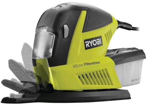 НАБОР МНОГОФУНКЦИОНАЛЬНОЙ ШЛИФОВАЛЬНОЙ МАШИНЫ RYOBI, УНИВЕРСАЛЬНАЯ, 170 Вт, КОЛЕБОЧНАЯ, RMS170-G