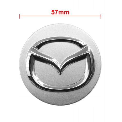 4 колпака на диски Mazda, колпачки 57 мм