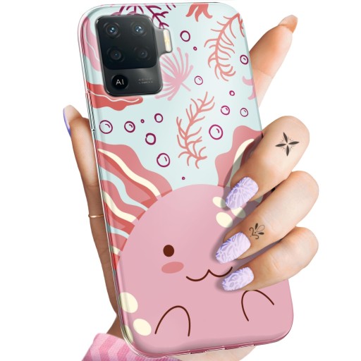 ЧЕХОЛ ДЛЯ OPPO RENO 5 LITE AXOLOTL УЗОРЫ AXOLOTL С ЧЕХОЛОМ AXOLOTL