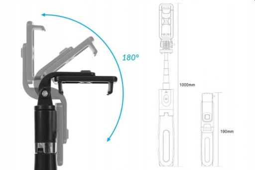 Штатив Selfie Stick 4 в 1 для камеры GoPro