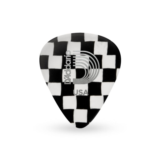 Медиатор Целлулоид 0,7 мм, средний шахматный узор 1CCB4 D'Addario
