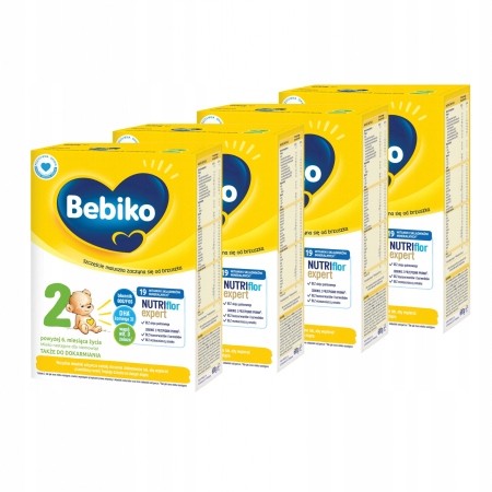 Bebiko 2 Nutriflor Expert 6м+, набор 4 x 600г