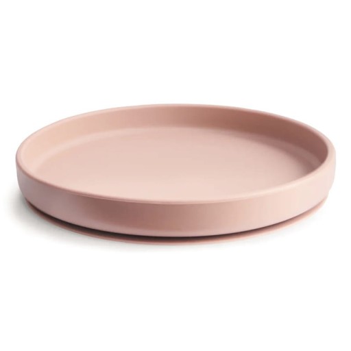 MUSHIE Talerzyk silikonowy z przyssawką Blush