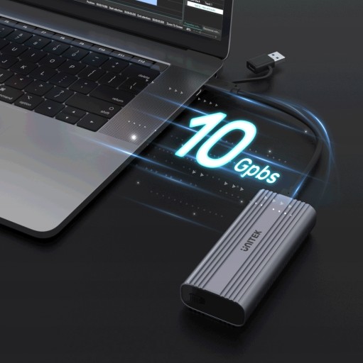 КОРПУС ДЛЯ ДИСКА M.2, PCIE, NVME/SATA 10 Гбит/с UNITEK