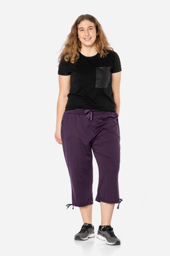 Duże Krótkie Spodenki Damskie Rybaczki 86022-7 7XL