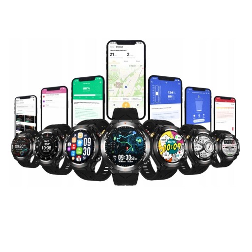 SMARTWATCH WENOM Спортивные часы GPS Водонепроницаемый Шагомер МОНИТОР СЕРДЕЧНОГО РИТМА Bluetooth Bluetooth