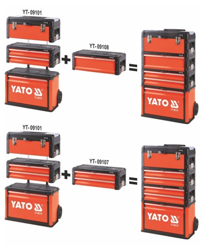 YATO YT-09101 Модульный шкаф для мастерской, 3 предмета