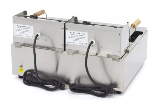 Frytkownica Elektryczna Olejowa 15L do 3kg Frytek 2 x 2500W Maxima 09365210