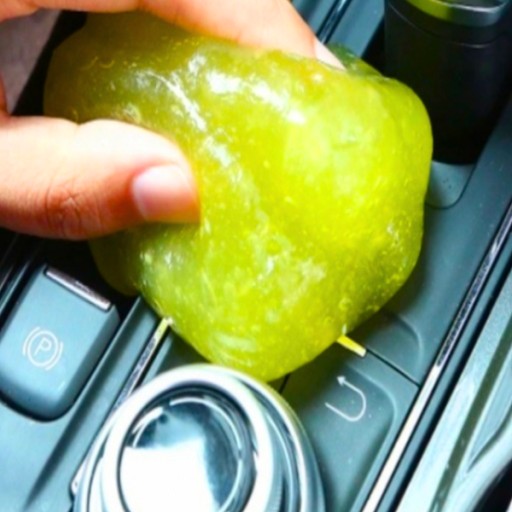 Очиститель STICKY RUBBER для чистки клавиатуры Твердый ЖЕЛТЫЙ чистящий гель.