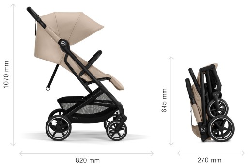 Коляска Cybex Beezy Stormy Blue