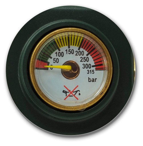 Переходник ТИП 185G с МАНОМЕТРОМ для Ar CO2 МИНИ-МАНОМЕТР ARGON Ar/CO2 185