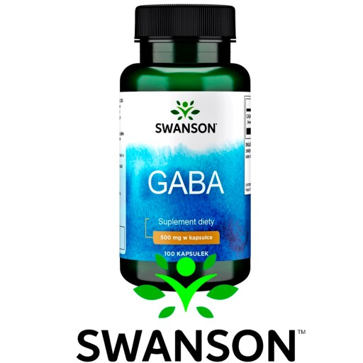 SWANSON GABA 500 ГАММА-АМИНО-МАСЛЯНАЯ КИСЛОТА релаксация 100 капсул СТРЕСС сон